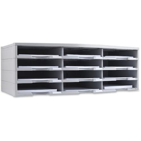 Storex Industries ORGANIZER, COMPARTMENT, GY STX61431U01C